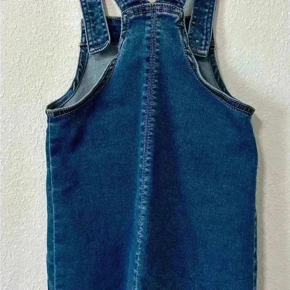 Wonder nation Denim Overall Dress, size 5t - Picture 2 of 3